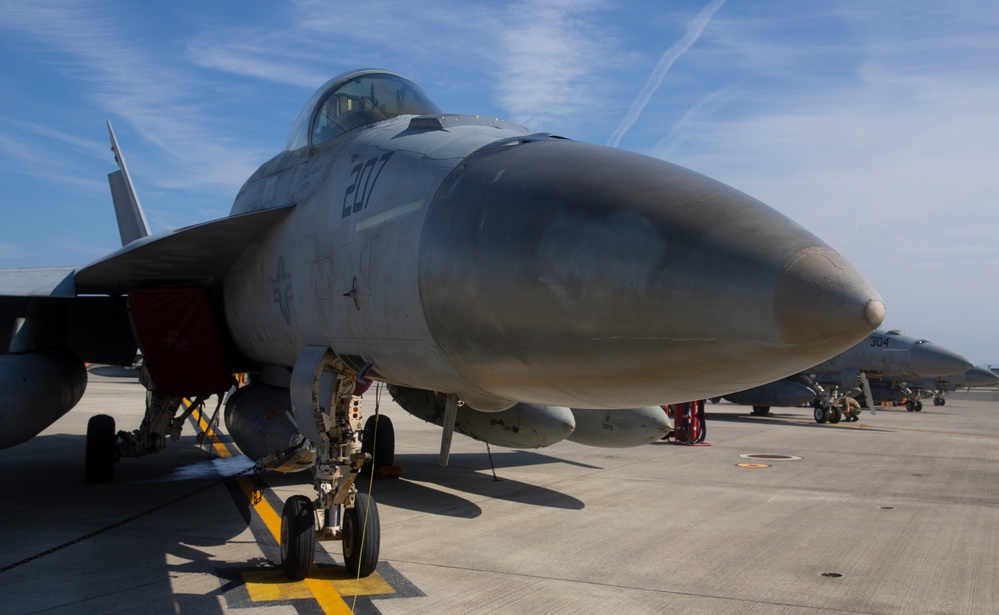 CVW-5 returns home from operations out at sea