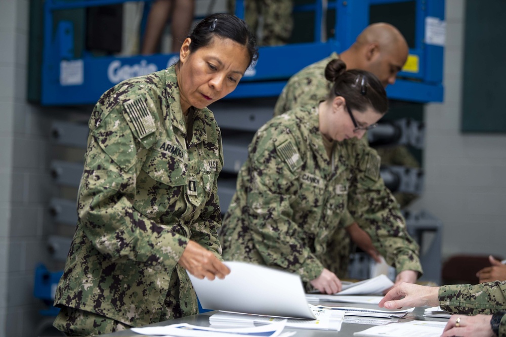Navy Reserve Sailors Set Stage for IMX 19