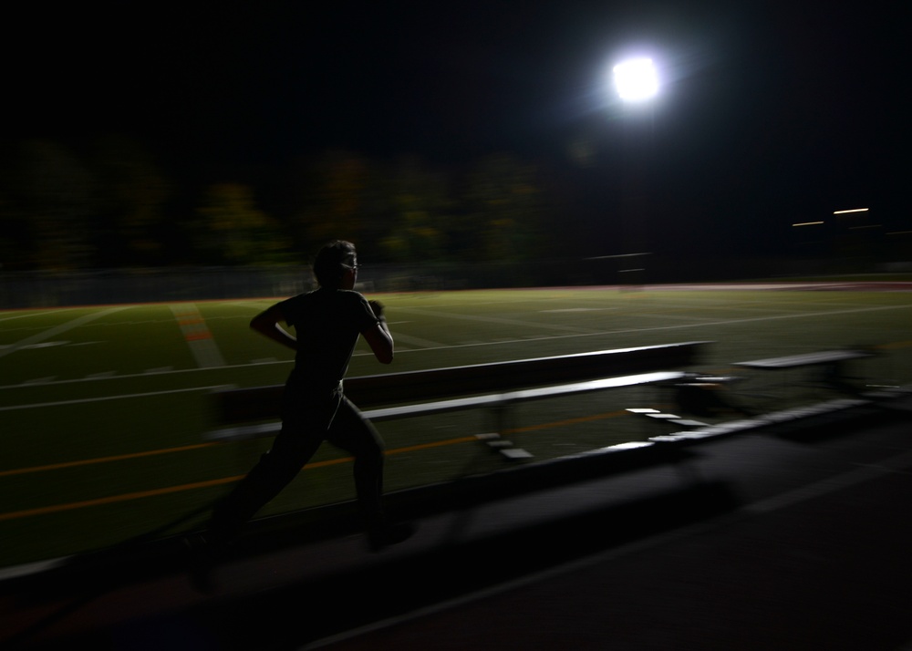 U.S. Marine Corps Forces, Europe and Africa Marines Conduct Combat Fitness Test