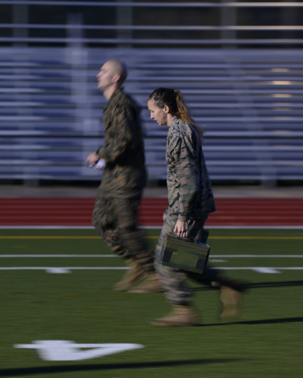 U.S. Marine Corps Forces, Europe and Africa Marines Conduct Combat Fitness Test