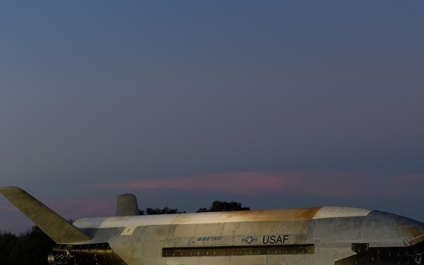 The X-37B landed at NASA's Kennedy Space Center, Oct. 27, 2019.