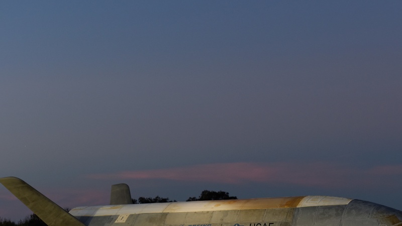 The X-37B landed at NASA's Kennedy Space Center, Oct. 27, 2019.