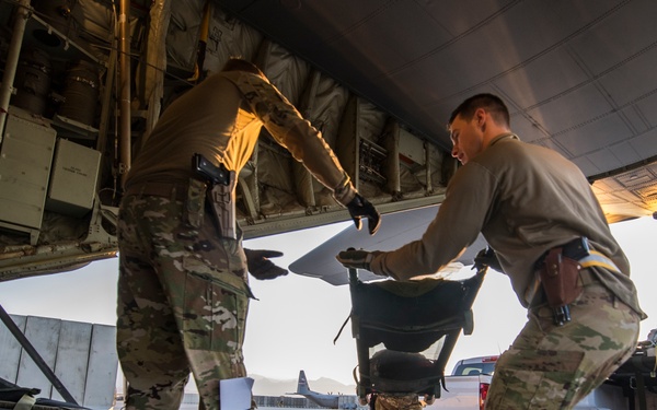 455th EAES transports patients around the AOR