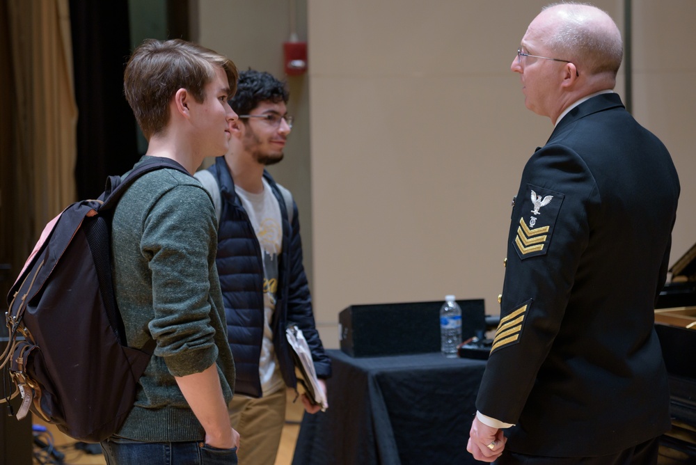 US Navy Band visits SUNY, Fredonia