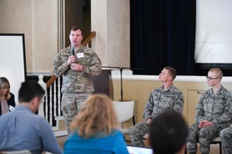 Former DLIFLC student speaks during panel