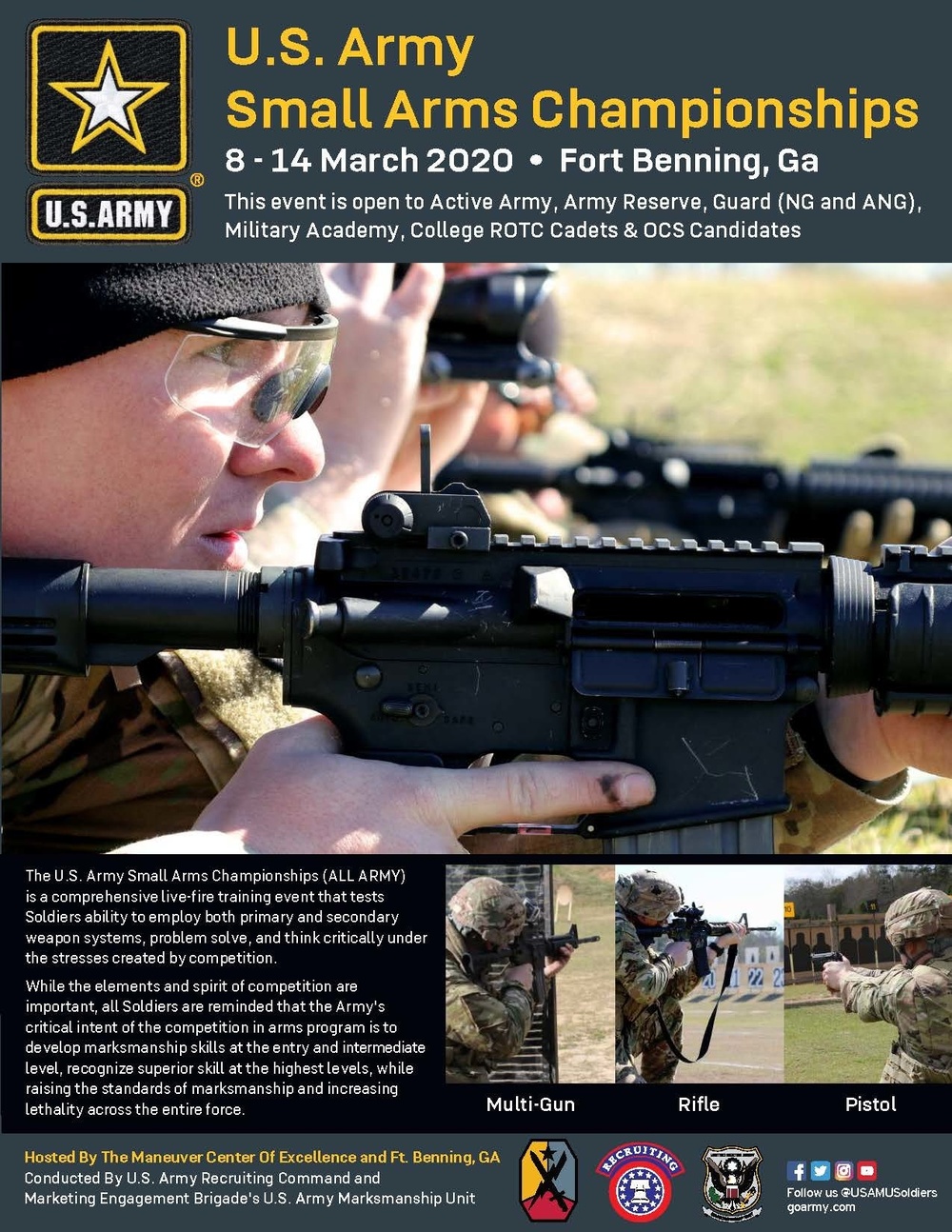 DVIDS - Images - U.S. Army Small Arms Championship to Return to Fort ...