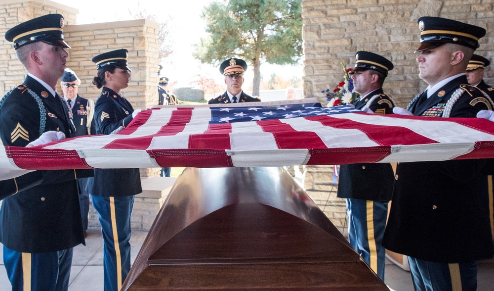 MIA U.S. Army Pfc. Worthen receives full military honors at his committal service