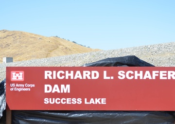 Richard L. Schafer Dam christened in renaming ceremony