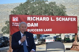Richard L. Schafer Dam christened in renaming ceremony