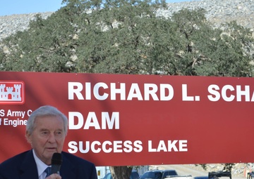 Richard L. Schafer Dam christened in renaming ceremony