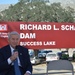 Richard L. Schafer Dam christened in renaming ceremony