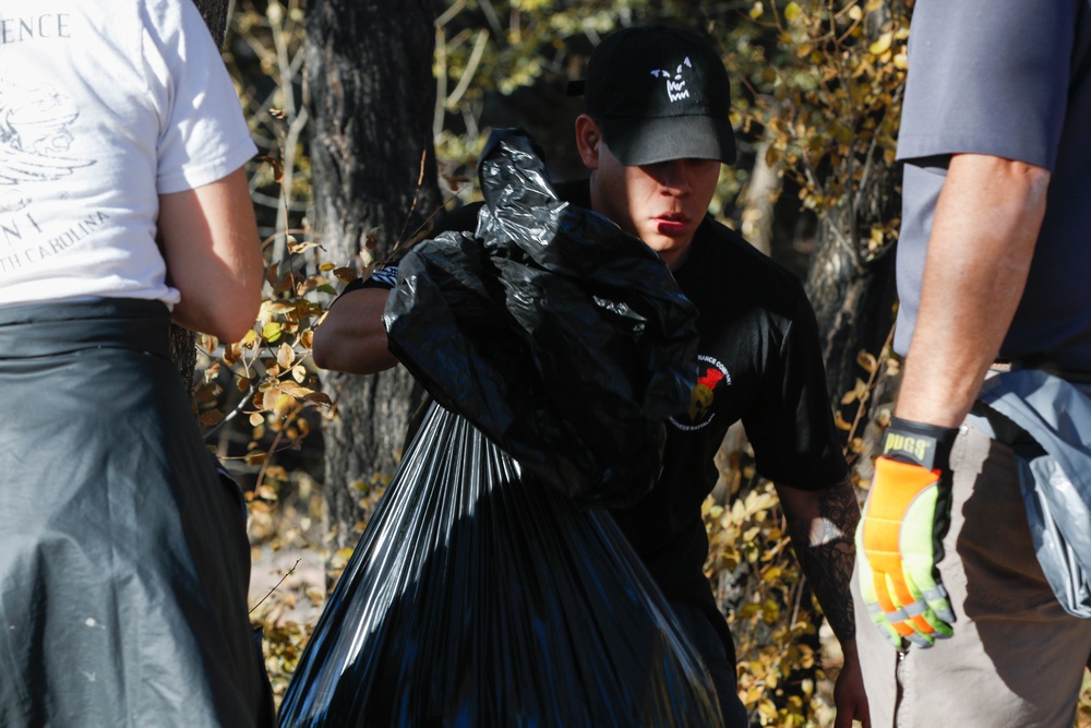 A Family Affair: Volunteers Beautify Fort Carson