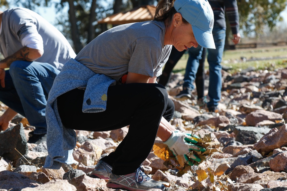 A Family Affair: Volunteers Beautify Fort Carson
