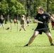 25th Infantry Division Soldiers participate in the ultimate frisbee tournament during Tropic Lightning Week 19