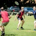 25th Infantry Division Soldiers participate in the ultimate frisbee tournament during Tropic Lightning Week 19