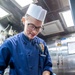 Sailors Aboard USS Milius (DDG 69) Prepare Dinner in the Wardroom Galley