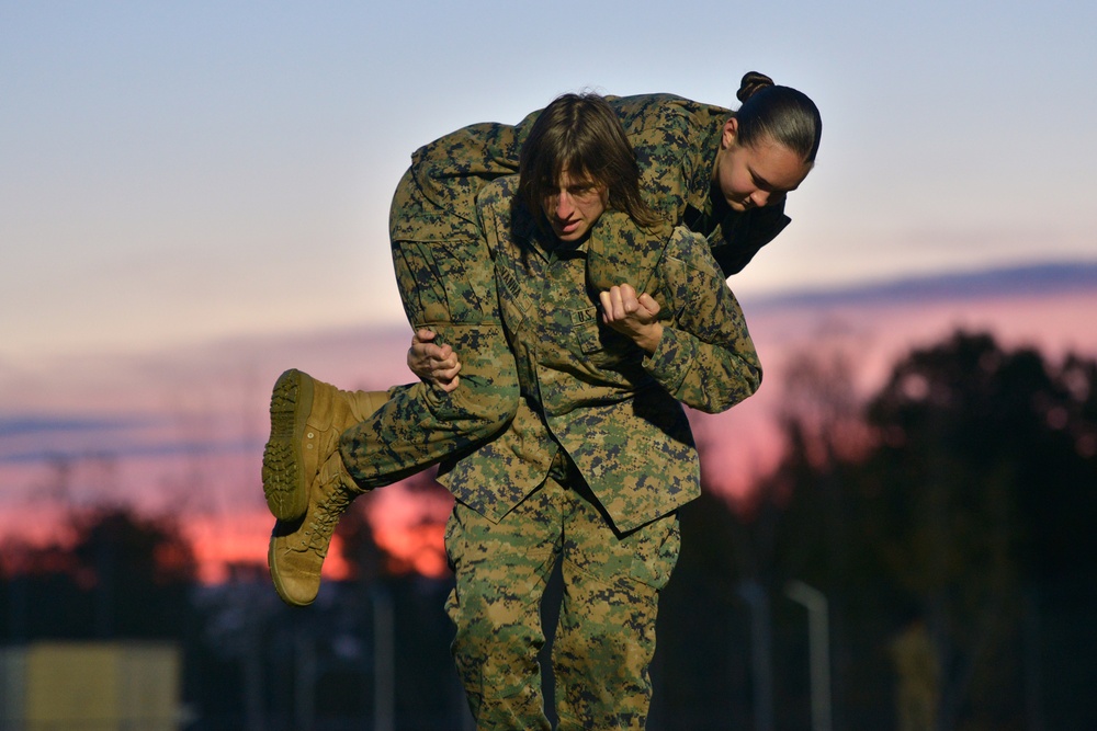 U.S. Marines Combat Fitness Test in Germany