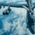 A U.S. Air Force B-52 Stratofortress strategic bomber is photographed in flight above a cloud layer, likely during or after an aerial refueling operation. The image is taken from the perspective of a tanker aircraft, showing the bomber's distinctive swept wings, eight podded engines, and forward fuselage. Markings on the refueling boom receptacle area indicate association with the 100th Air Refueling Wing (100 ARW).