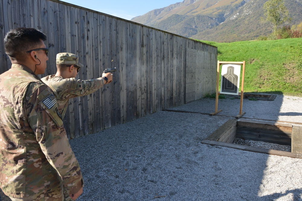 Marksmanship training  at Aviano Italy Oct. 23, 2019