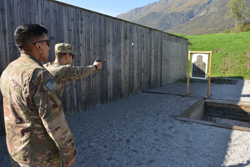 Marksmanship training  at Aviano Italy Oct. 23, 2019