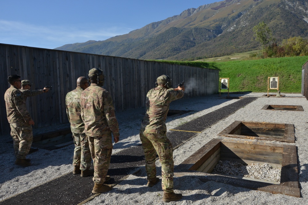 Marksmanship training  at Aviano Italy Oct. 23, 2019