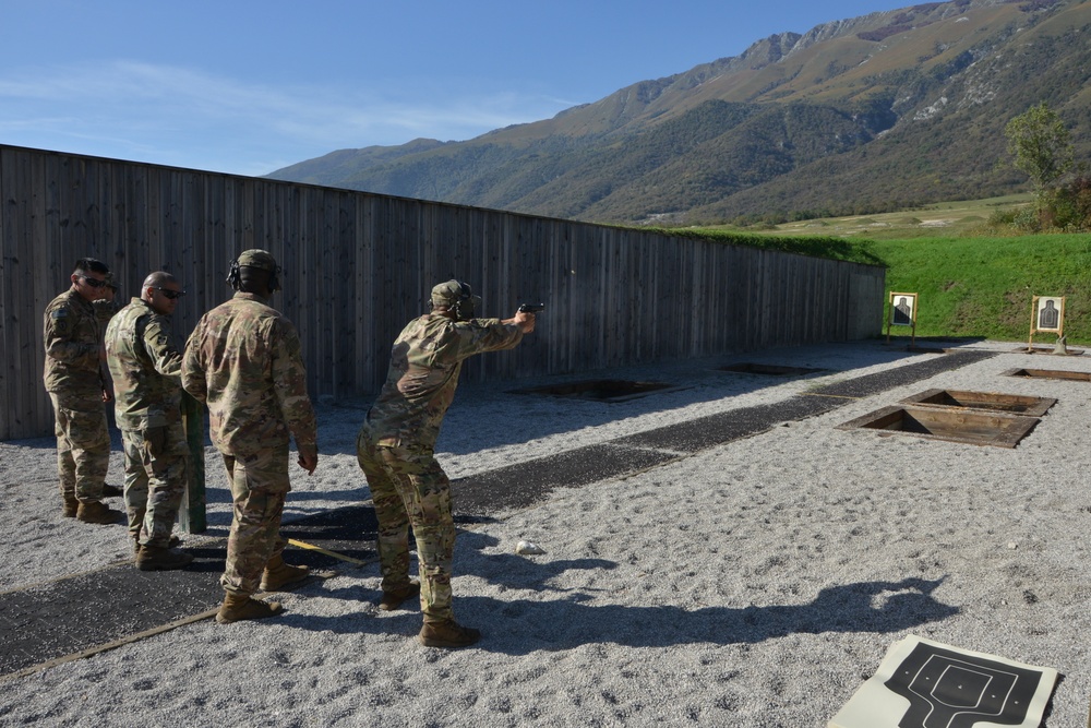 Marksmanship training  at Aviano Italy Oct. 23, 2019