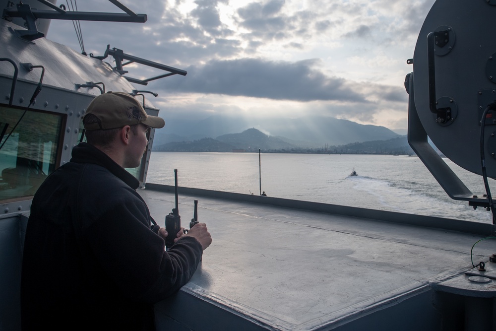 USS Porter (DDG 78) arrives in Batumi, Georgia