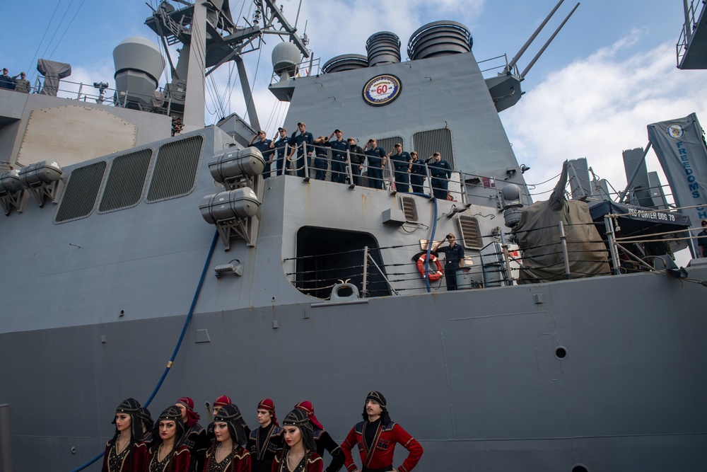 USS Porter (DDG 78) arrives in Batumi, Georgia