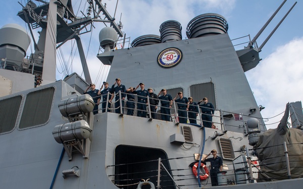 USS Porter (DDG 78) arrives in Batumi, Georgia