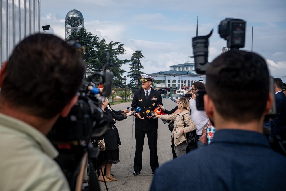 USS Porter (DDG 78) arrives in Batumi, Georgia