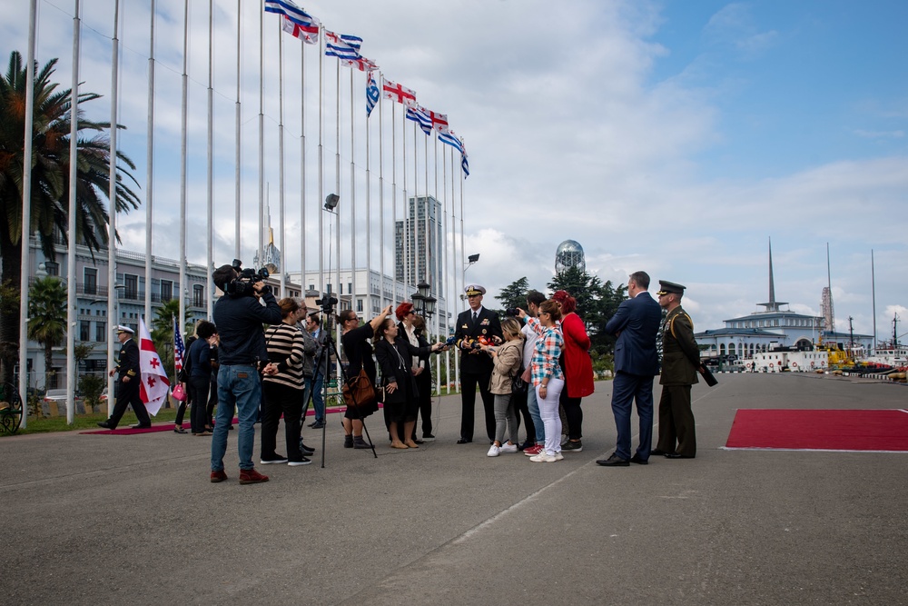 USS Porter (DDG 78) arrives in Batumi, Georgia