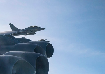 Bomber Task Force 20-1 integrates training with French Air Force