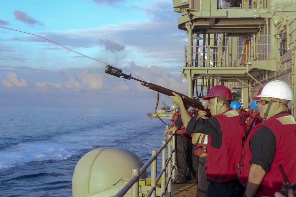 USS Bataan Conducts Fueling at Sea