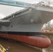 PCU John F. Kennedy Crew Marks another Milestone, Flooding of Dry Dock, and Prepares for Upcoming Christening