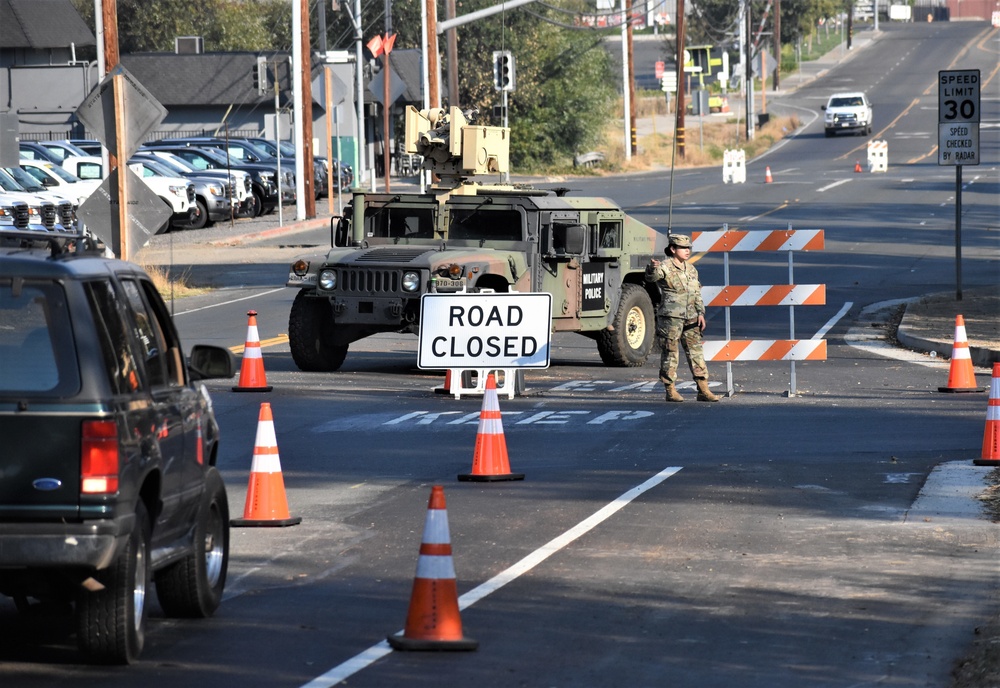 49th MP Brigade supports Sonoma County during Kincade Fire