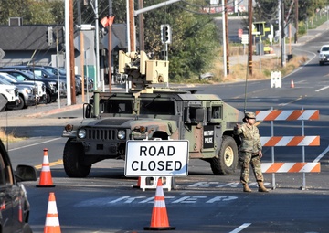 49th MP Brigade supports Sonoma County during Kincade Fire