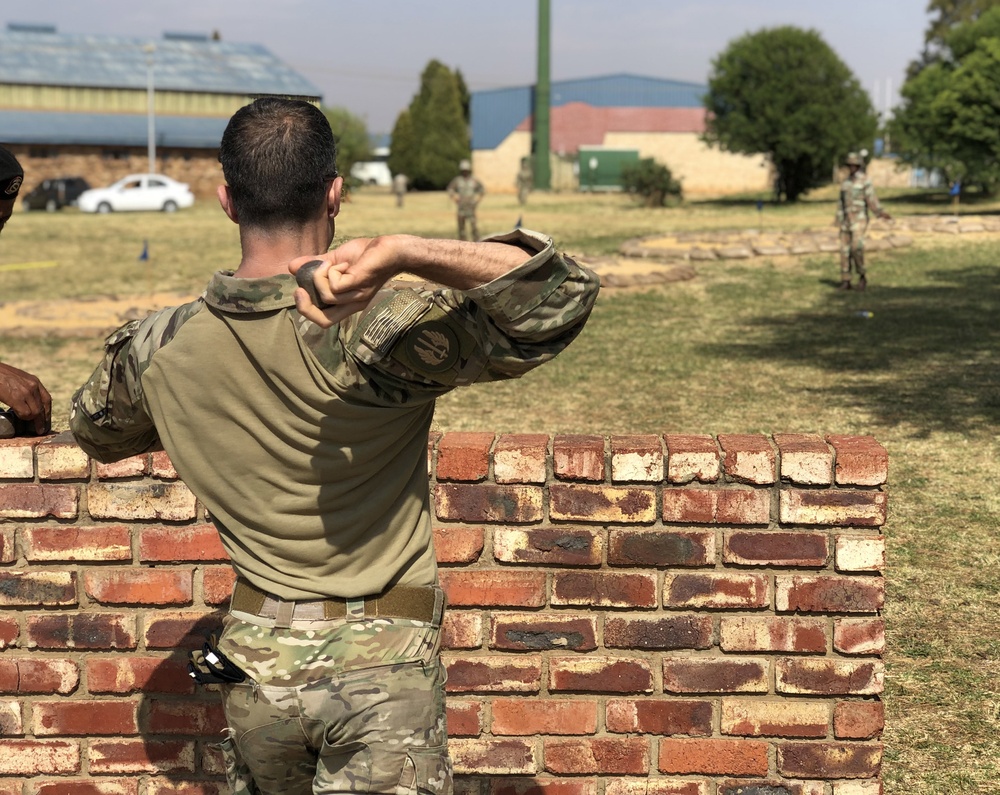 NY National Guard Soldiers and Airmen compete in South African military skills contest