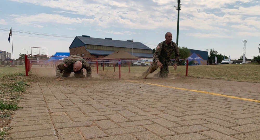 NY National Guard Soldiers and Airmen compete in South African military skills contest