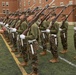 Marines with Alpha Co. practice rifle drill