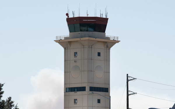 California wildfires burn outside Travis AFB
