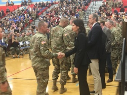 1-147th Soldiers welcomed home from Europe deployment