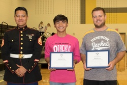 Denison High School senior recognized for participation in summer Marine Corps program [Image 1 of 5]