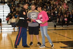 Denison High School senior recognized for participation in summer Marine Corps program [Image 3 of 5]