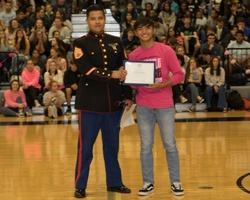 Denison High School senior recognized for participation in summer Marine Corps program [Image 5 of 5]