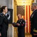MA2 Lorissa Barnes reenlistment ceremony