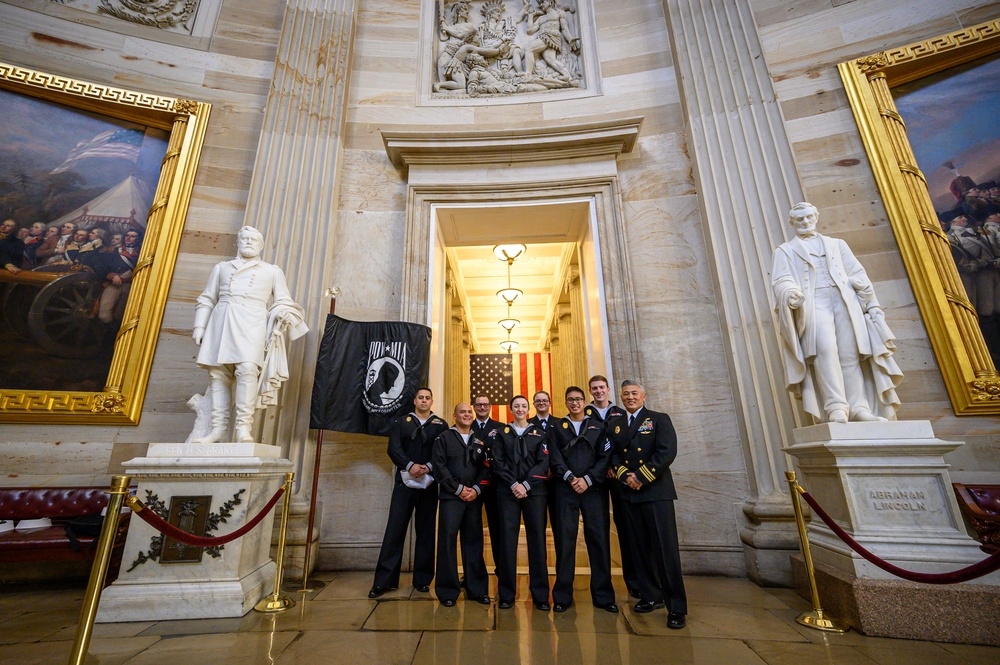 MA2 Lorissa Barnes reenlistment ceremony