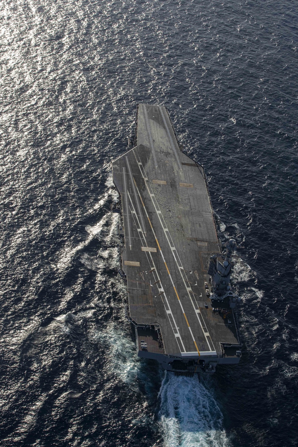 USS Gerald R. Ford High Speed Turns