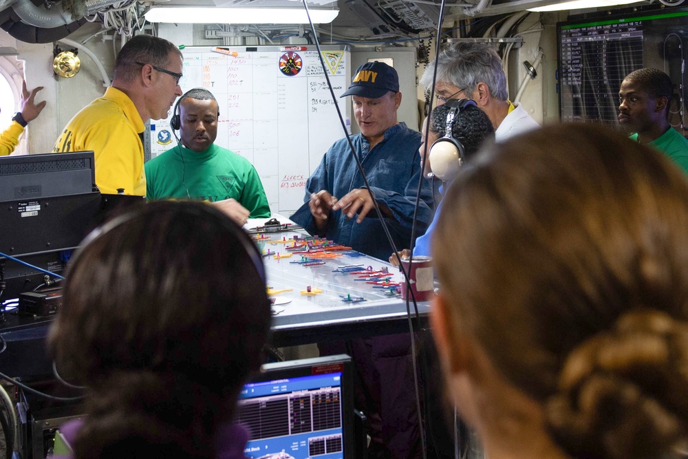 Woody Harrelson Visits John C. Stennis