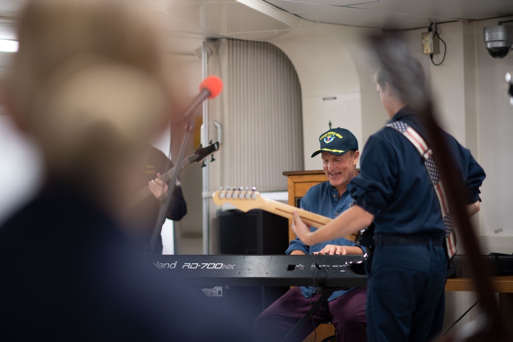 Woody Harrelson Visits John C. Stennis