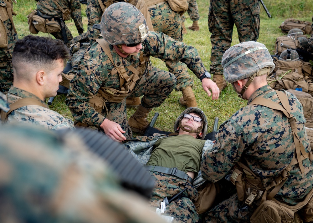 U.S. Marines conduct helicopter integration training during Fuji Viper 20-1